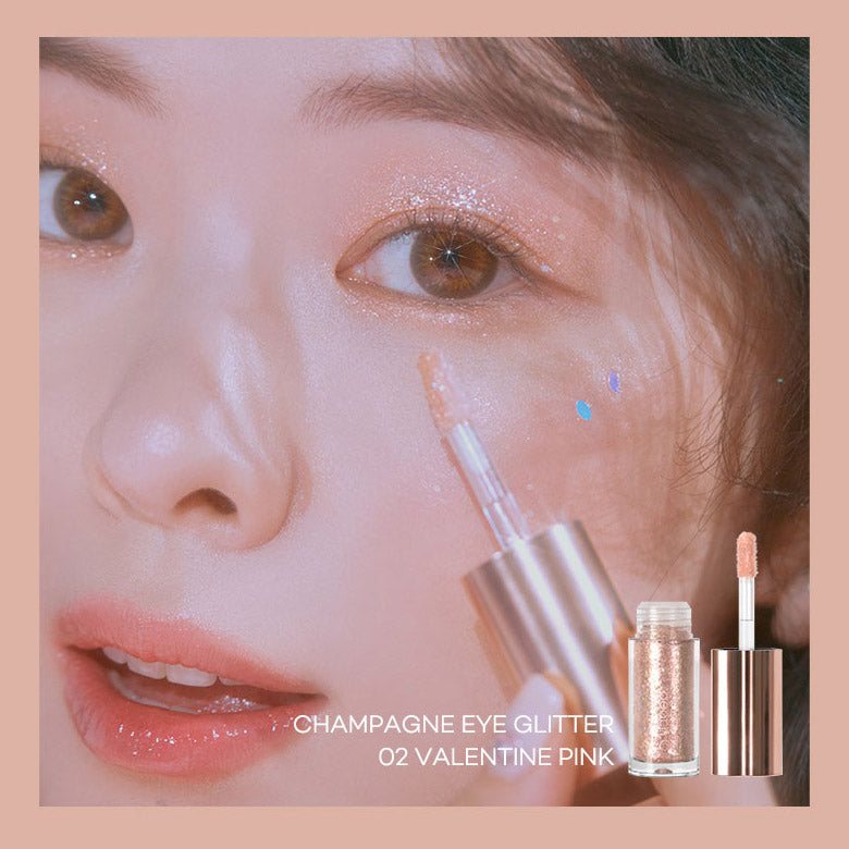 Peach C - Champagne Eye Glitter
