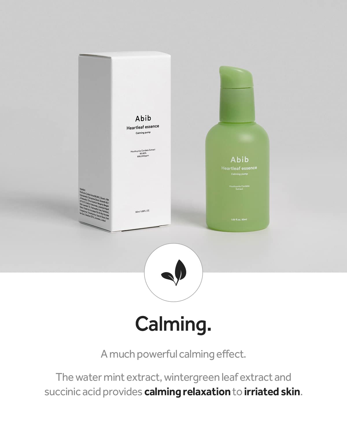 [Abib] Heartleaf Essence Calming Pump 50mL