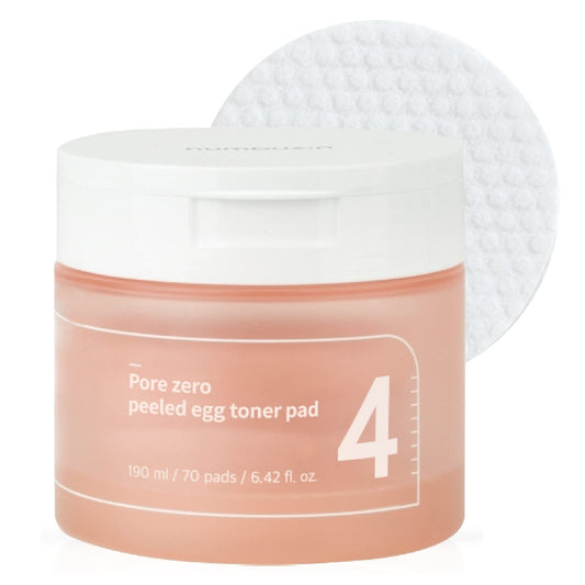 [numbuzin] No. 4 Pore Zero Peeled Egg Toner Pad (70pcs)