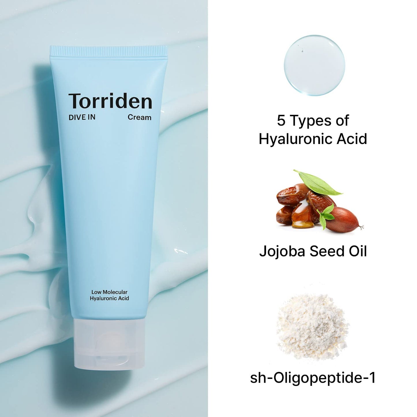 [Torriden] DIVE-IN Low Molecule Hyaluronic Acid Cream