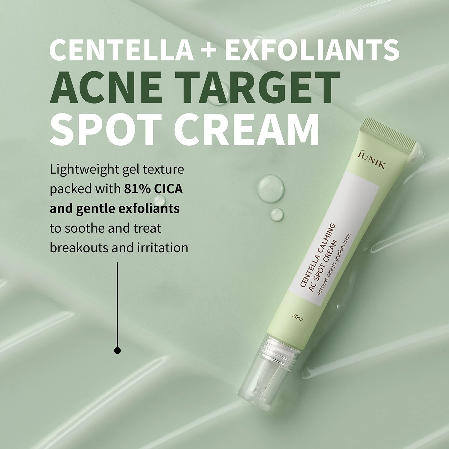 [iUNIK] Centella Calming AC Spot Cream 20mL