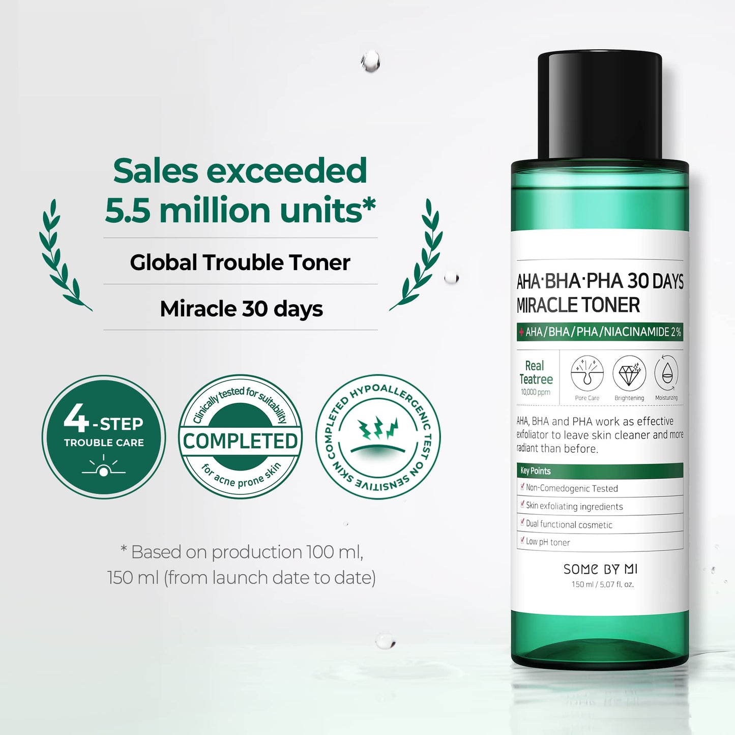 [SOME BY MI] AHA, BHA, PHA 30 Days Miracle Toner 150ml