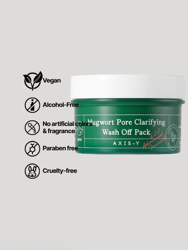 [AXIS - Y] Mugwort Pore Clarifying Wash Off Pack 100ml