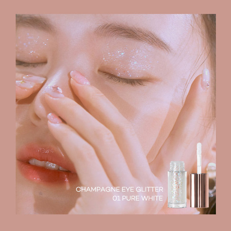 Peach C - Champagne Eye Glitter