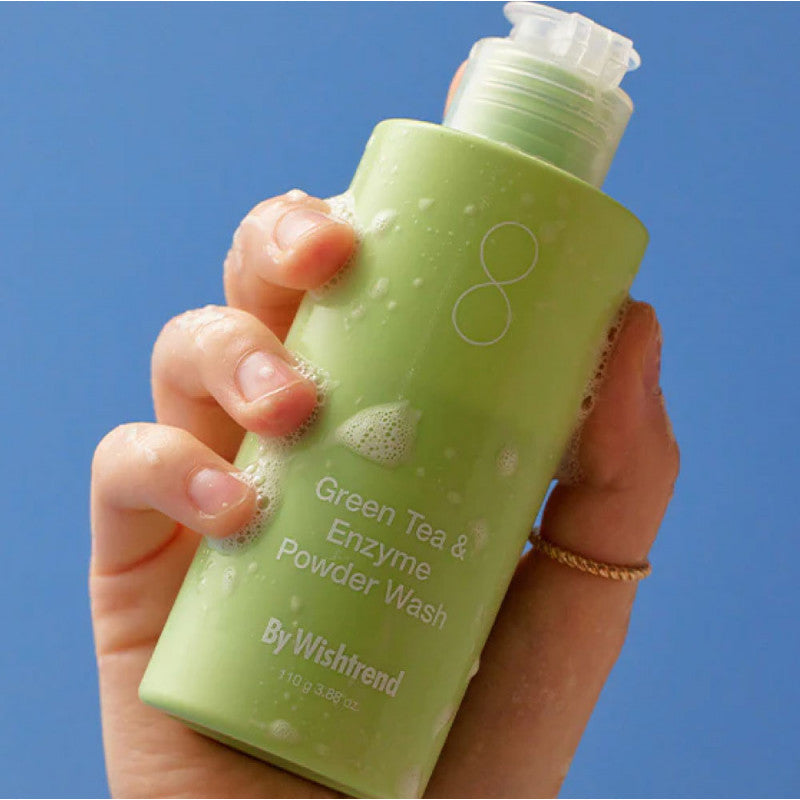 [By Wishtrend] Green Tea & Enzyme Powder Wash JUMBO [Renewed - 110g]